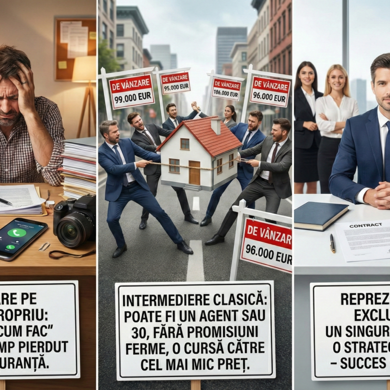 Metoda de vânzare imobiliară: Protejează-ți prețul și câștigă timp