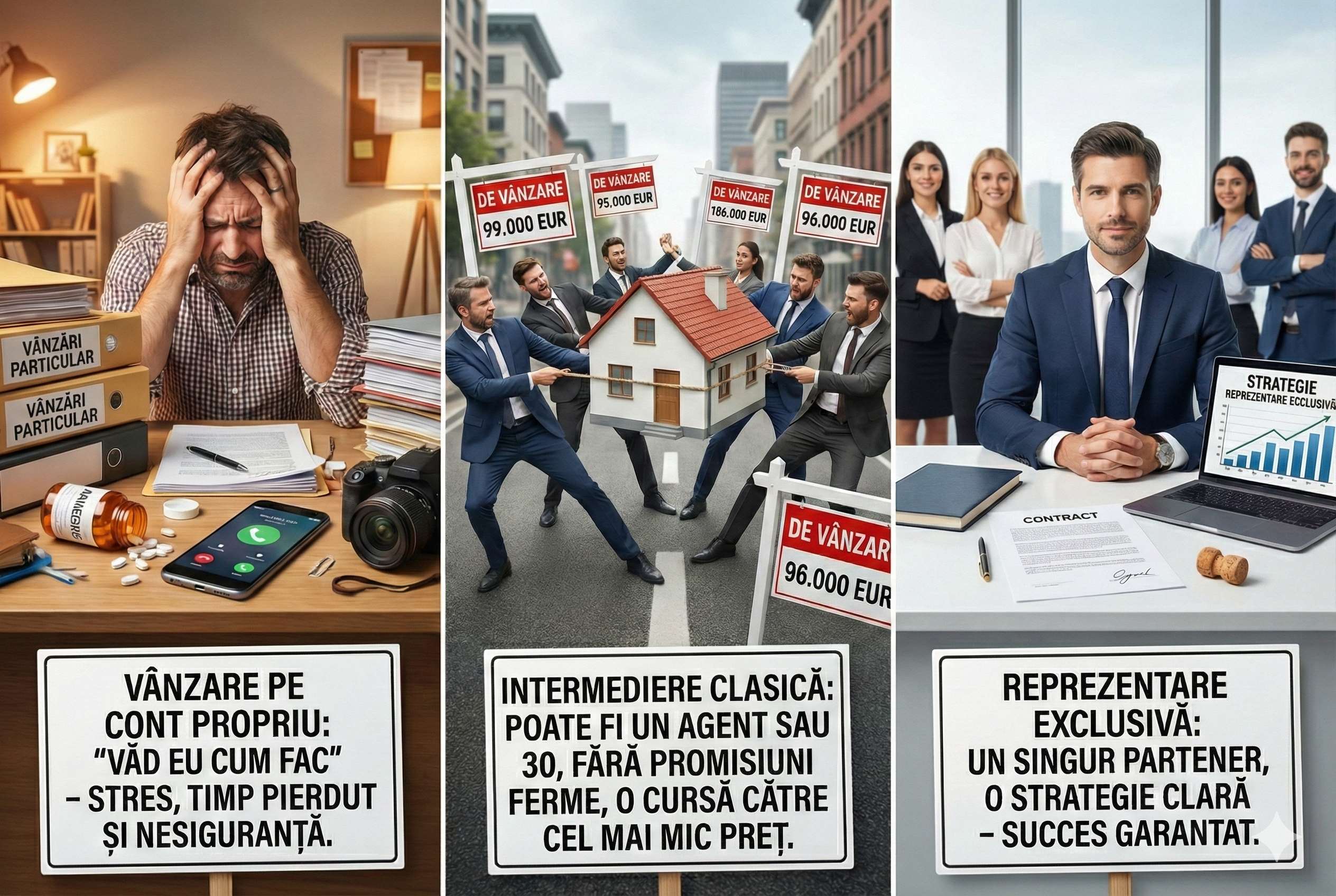 Metoda de vânzare imobiliară: Protejează-ți prețul și câștigă timp