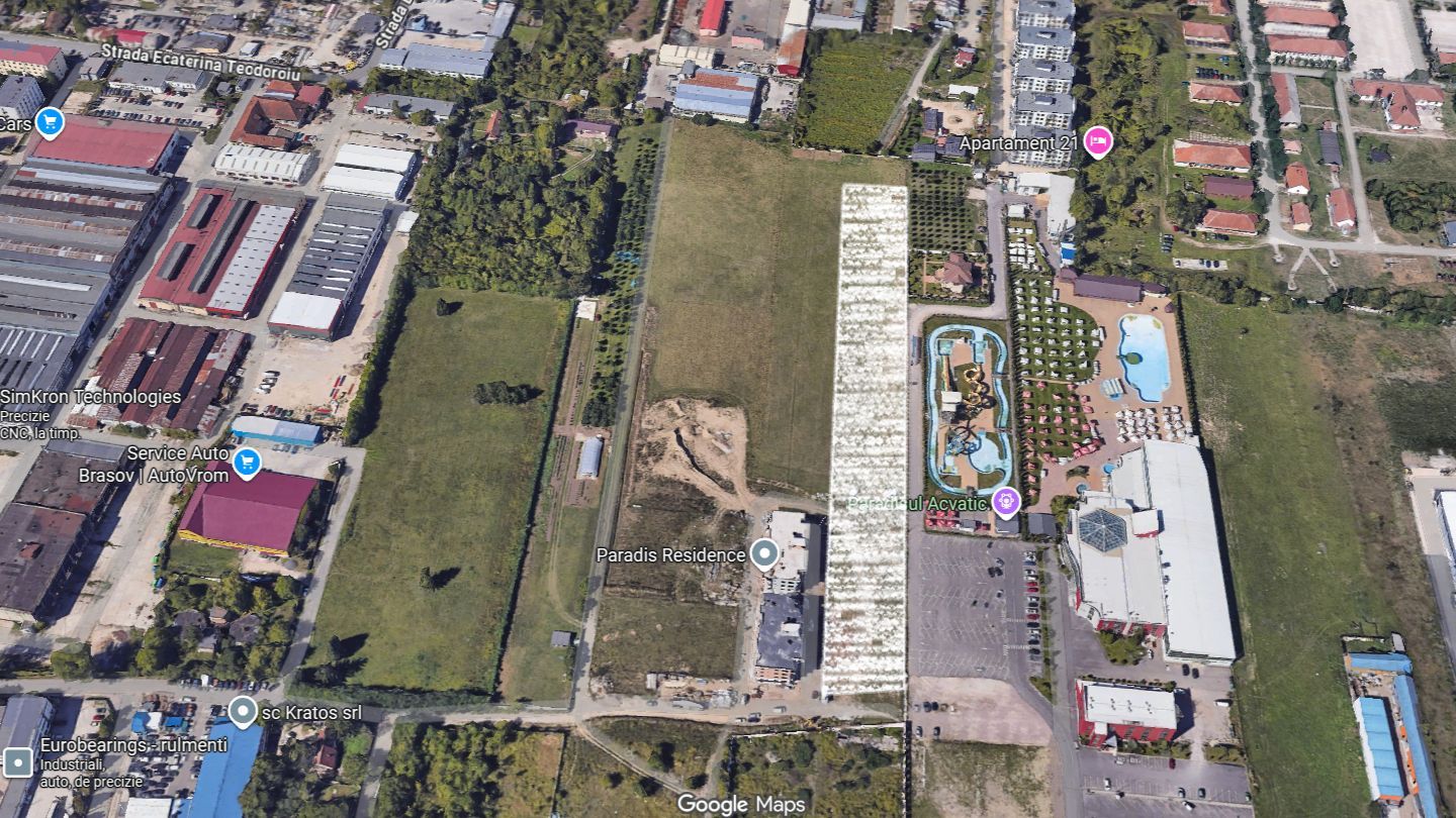 Teren pentru dezvoltare imobiliară în Brașov, zona Bartolomeu