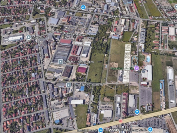Teren pentru dezvoltare imobiliară în Brașov, zona Bartolomeu