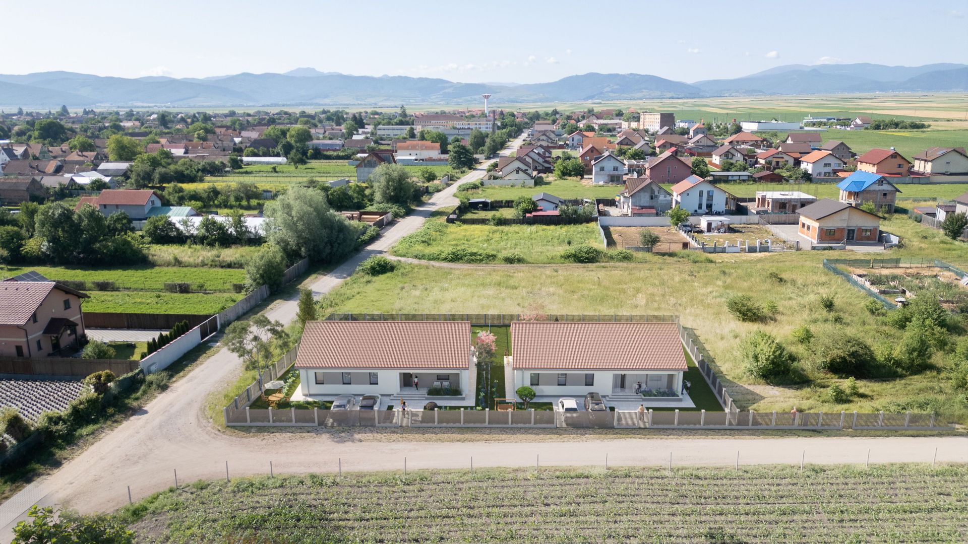 Case individuale Prejmer cu pompă de căldură și panouri fotovoltaice