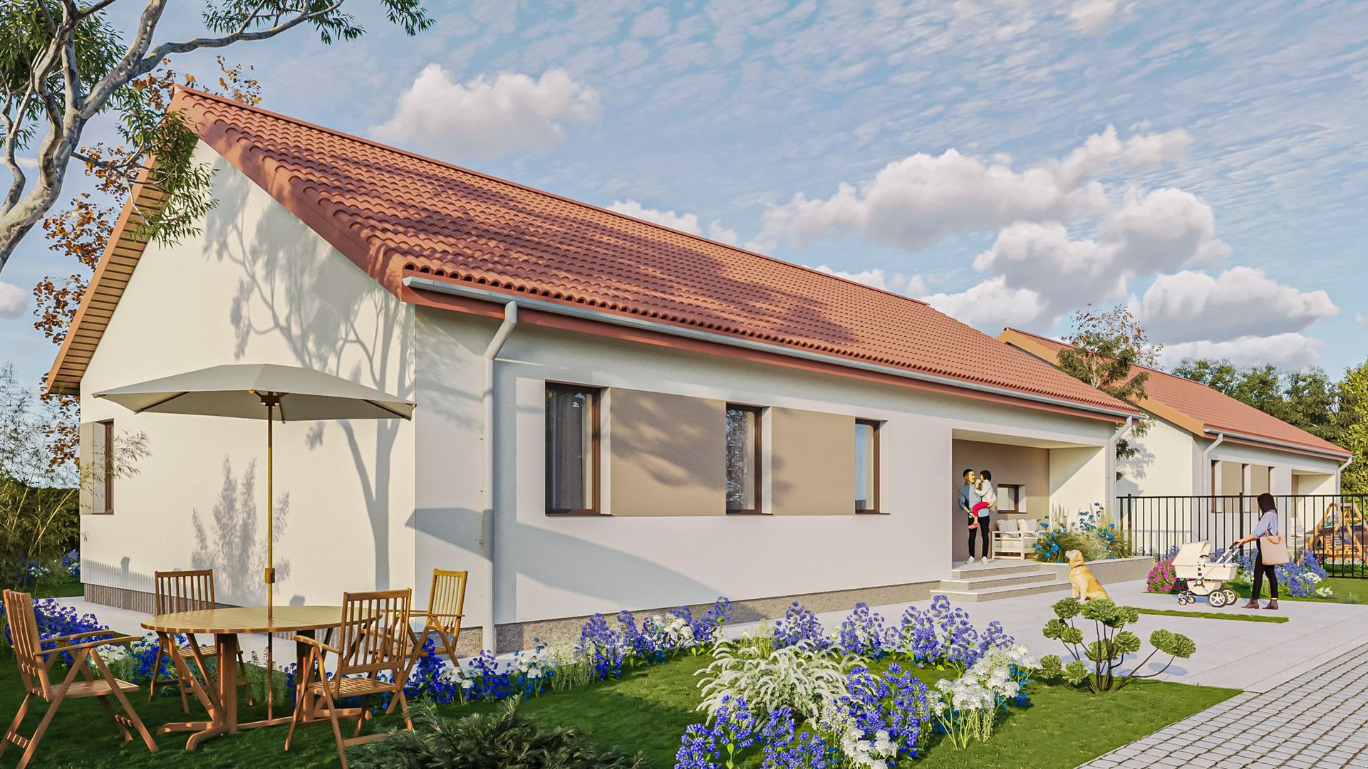 Case individuale Prejmer cu pompă de căldură și panouri fotovoltaice