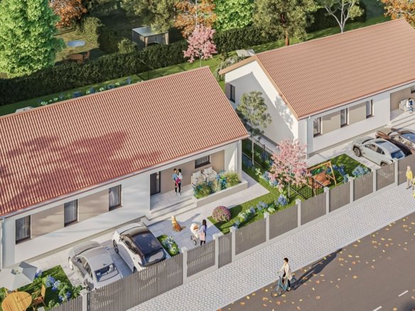 Case individuale Prejmer cu pompă de căldură și panouri fotovoltaice