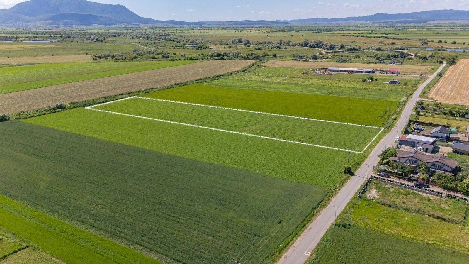 Teren 9.300 mp Stupini | Front 45.59 m la Asfalt | PUG Zonă L1c