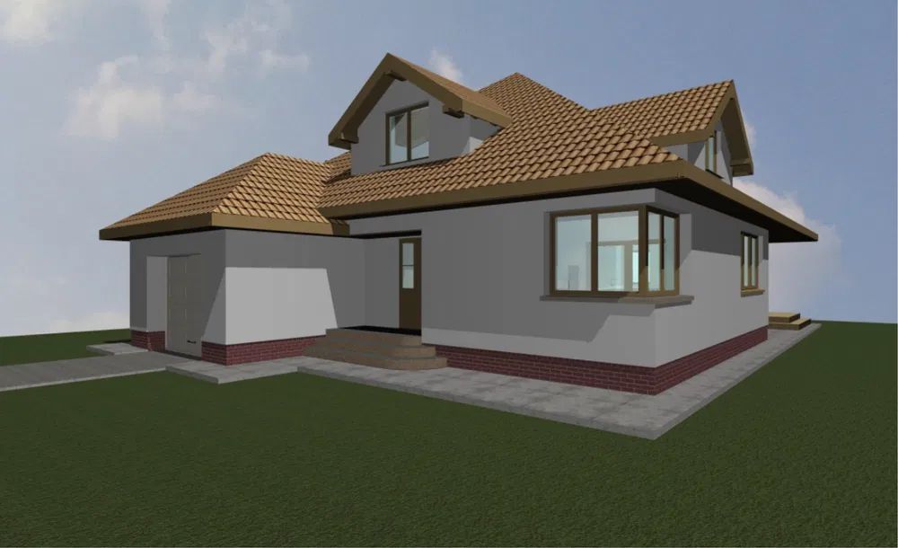 Casă cu Garaj – Personalizează-ți Spațiul După Bunul Tău Plac!