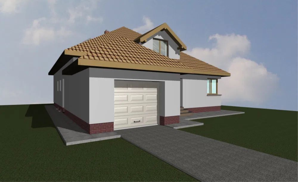 Casă cu Garaj – Personalizează-ți Spațiul După Bunul Tău Plac!