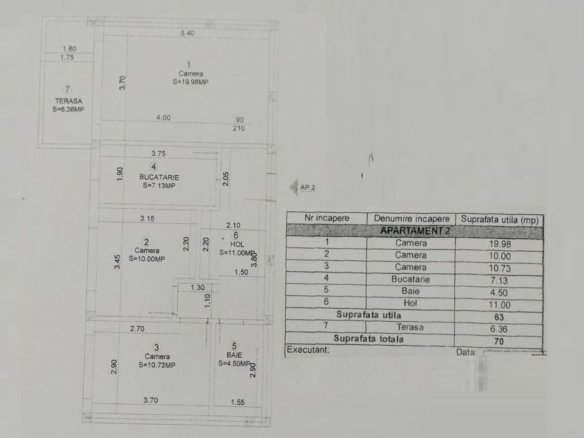 Apartament Sânpetru | 70 mp Suprafață Totală + Curte Proprie | Parcare