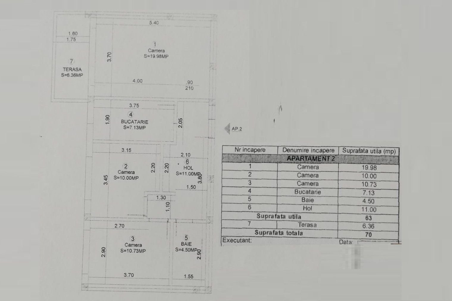 Apartament Sânpetru | 70 mp Suprafață Totală + Curte Proprie | Parcare