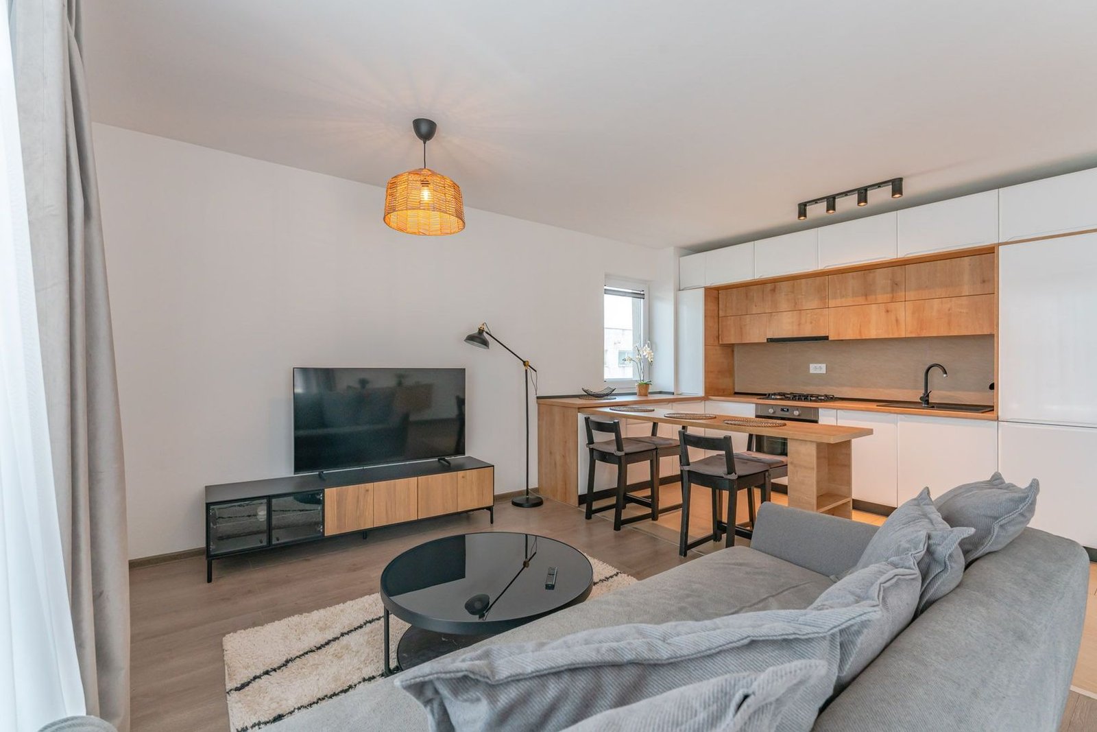 Apartament Alpha Arena: 62 mp utili + 28 mp terasă | Mobilat și utilat