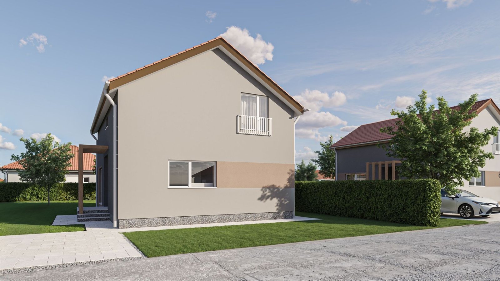 Casă individuală pe strada Sportului, Prejmer – Spațiu și Liniște