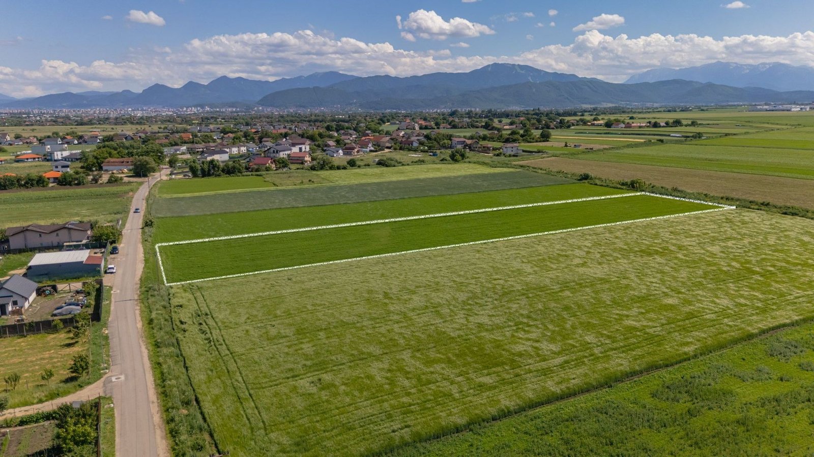 Teren 9.300 mp Stupini | Front 45.59 m la Asfalt | PUG Zonă L1c
