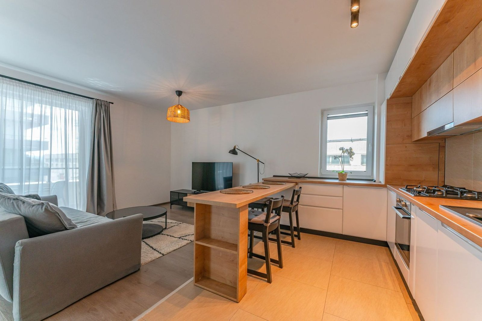 Apartament Alpha Arena: 62 mp utili + 28 mp terasă | Mobilat și utilat