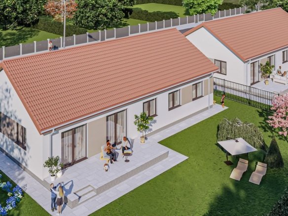 Case individuale Prejmer cu pompă de căldură și panouri fotovoltaice