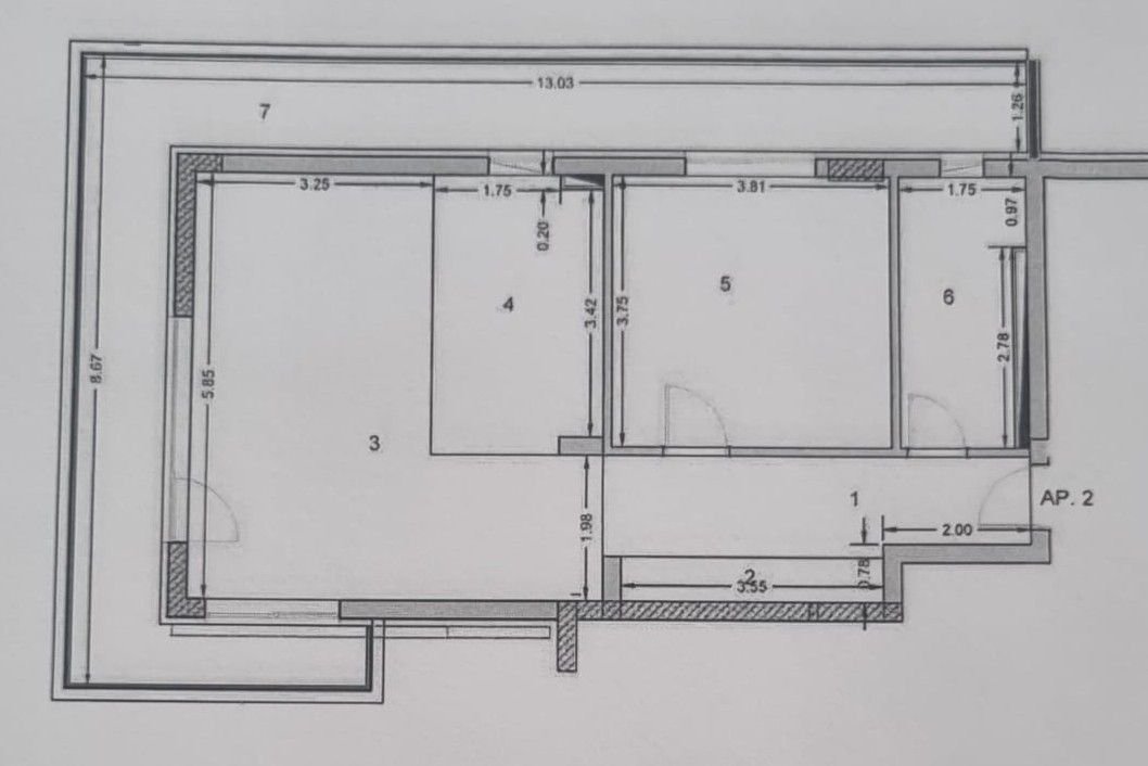 Apartament Alpha Arena: 62 mp utili + 28 mp terasă | Mobilat și utilat