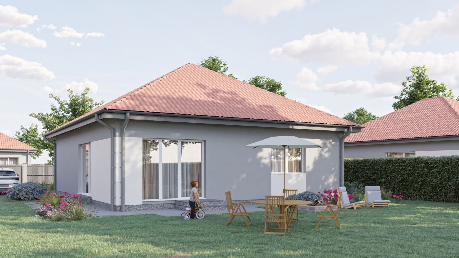 Casă 3 Camere Prejmer | 80 mp | Teren 506 mp | Încălzire Pardoseală