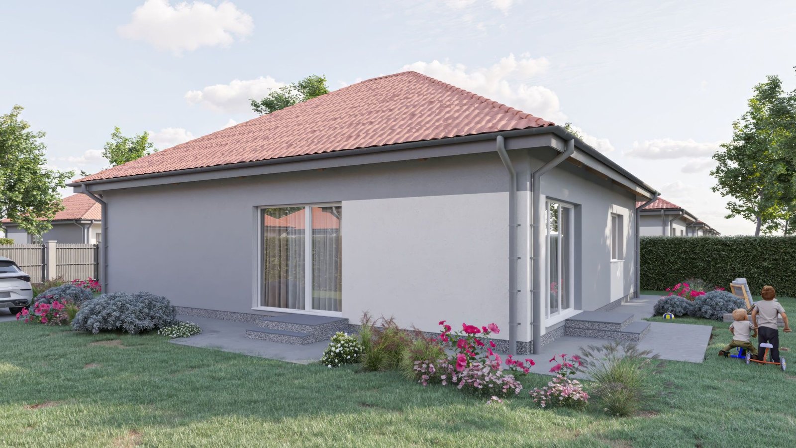 Casă 3 Camere Prejmer | 80 mp | Teren 506 mp | Încălzire Pardoseală